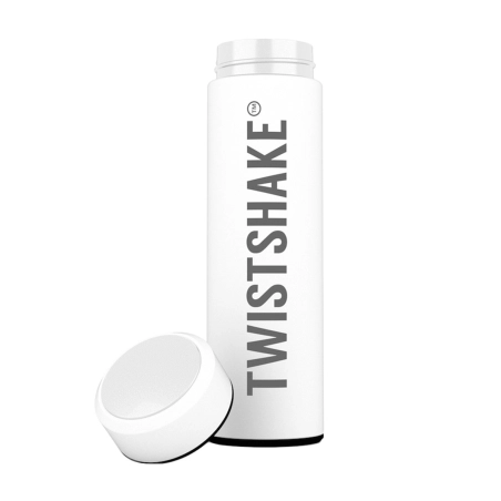 Termo Twistshake de acero 420 ml Blanco