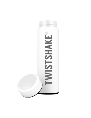 Termo Twistshake de acero 420 ml Blanco