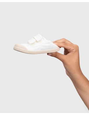 Zapatillas de Lona  con Velcro Respetuosas de Igor Blanco