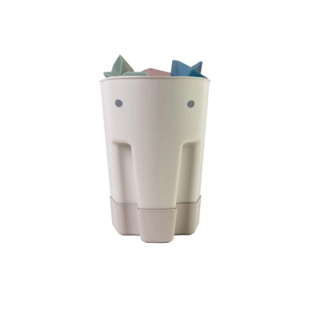 Cubo Juguetes Baño Shnuggle Taupe