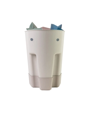 Cubo Juguetes Baño Shnuggle Taupe