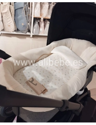 Saco Cuco Matteo Giraffa Bianca e Blu