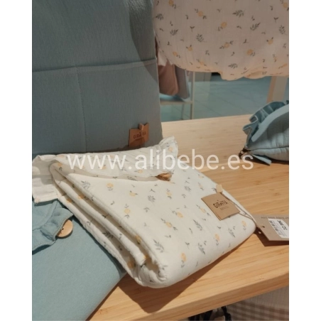 Cambiador de viaje Matteo Giraffa Bianca e Blu