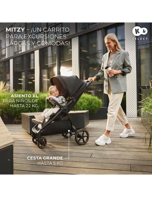 Silla de Paseo Mitzy de Kinderkraft Negro