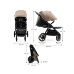 Silla de Paseo Mitzy de Kinderkraft Beige