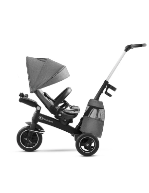 Triciclo Giratorio Easytwist de Kinderkraft Gris