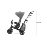 Triciclo Giratorio Easytwist de Kinderkraft Gris