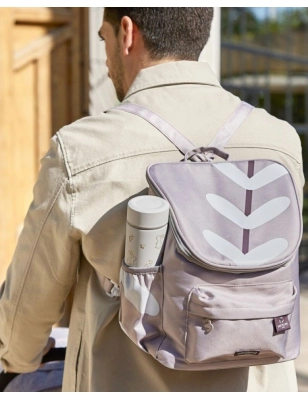 Mochila Ecothermibag Lunch de Miniland Crema