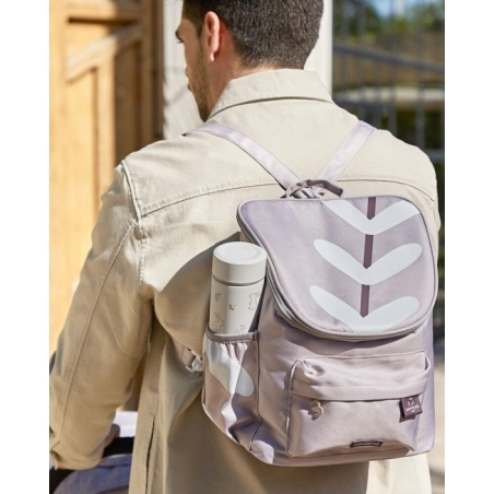 Mochila Ecothermibag Lunch de Miniland Crema