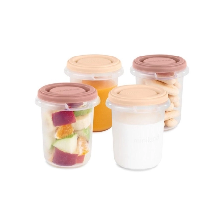 Set de 4 Tarros Herméticos de 250ml Valencia de Miniland