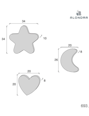 Set de 3 Cojines Infantiles de Alondra
