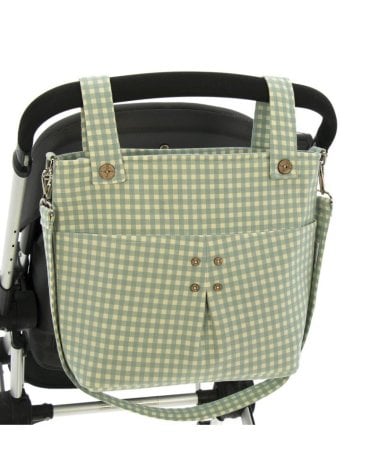 Bolsa Talega Patri Vichy Rosy Fuentes Verde