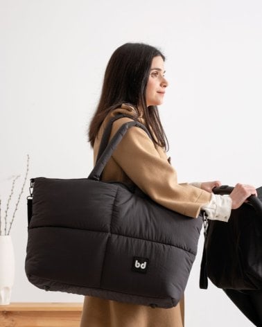 Bolsa con Cambiador Family Bag Grenoble de Bimbidreams Negro