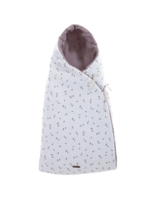 Saco para Capazo Cruzado Bruna de Uzturre Rosa Empolvado