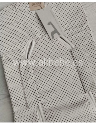 Colchoneta Recta Olivia de Giraffa Bianca e Blu