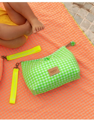Neceser Summer Giraffa Bianca e Blu Verde