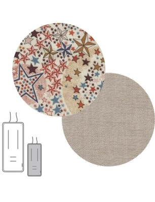 Colchoneta Universal Reversible Star Liberty de Norababy Bags Natural
