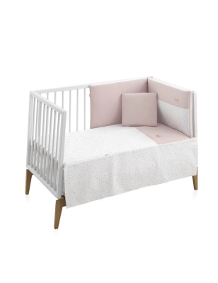 Juego de Colcha y Protector de Cuna Plumeti de Cambrass