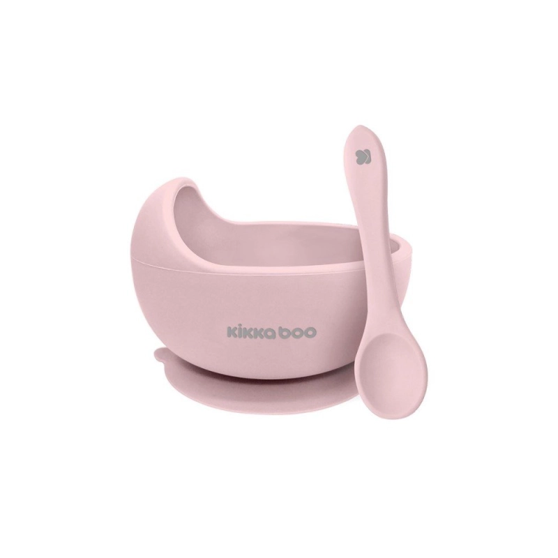 Bol de Silicona con Ventosa Yummy de Kikka Boo Rosa Bol de Silicona con Ventosa Yummy de Kikka Boo Rosa
