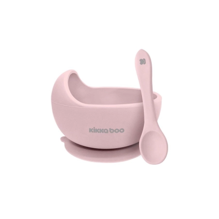 Bol de Silicona con Ventosa Yummy de Kikka Boo Rosa