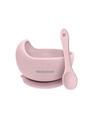 Bol de Silicona con Ventosa Yummy de Kikka Boo Rosa