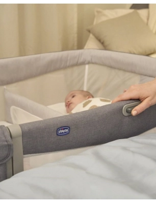 Minicuna Next2Me Twins de Chicco Magnet Grey