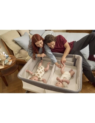 Minicuna Next2Me Twins de Chicco Magnet Grey