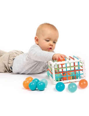 Cubo de Manipulación con Bolas de Ludi