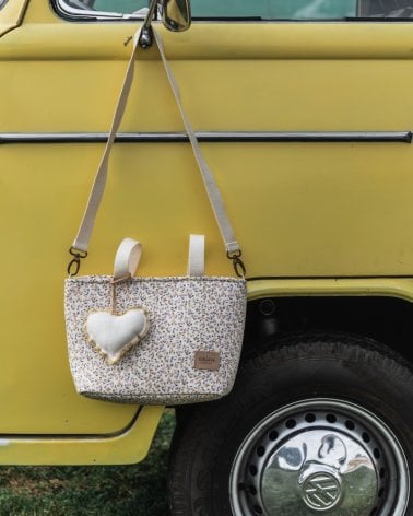 Bolsa Minibag Two Anais Giraffa Bianca e Blu