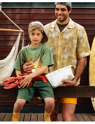 Neceser Matteo de Giraffa Bianca e Blu