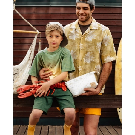 Neceser Matteo de Giraffa Bianca e Blu