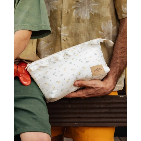 Neceser Matteo de Giraffa Bianca e Blu