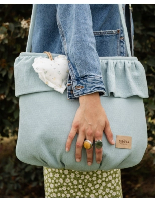 Bolsa Sweet Muffi Giraffa Bianca e Blu