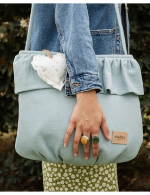 Bolsa Sweet Muffi Giraffa Bianca e Blu