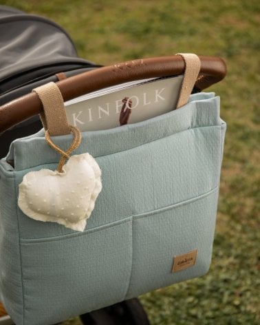Bolsa Panera Walk Muffi Giraffa Bianca e Blu