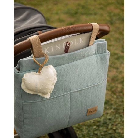Bolsa Panera Walk Muffi Giraffa Bianca e Blu