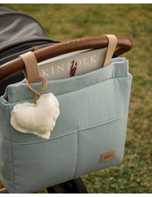 Bolsa Panera Walk Muffi Giraffa Bianca e Blu