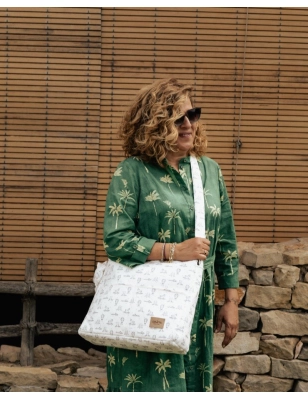 Bolsa Panera Walk Circus Giraffa Bianca e Blu