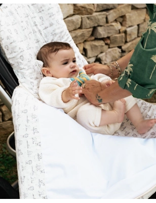 Saco Silla Buga Circus de Giraffa Bianca e Blu