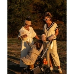 Saco Buga Emily Entretiempo 3D Giraffa Bianca e Blu