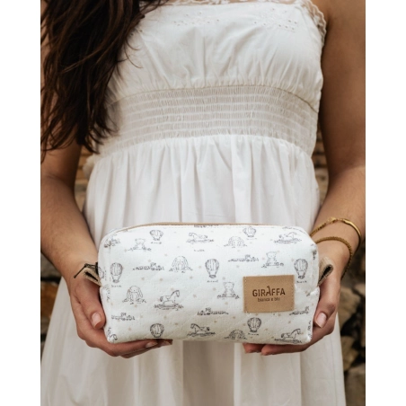 Neceser Circus de Giraffa Bianca e Blu