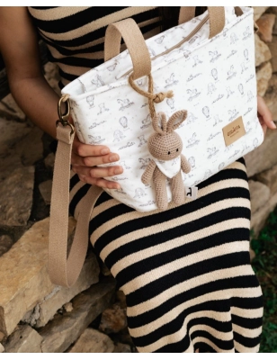 Bolso Minibag Two Circus de Giraffa Bianca e Blu