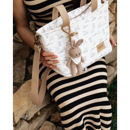 Bolso Minibag Two Circus de Giraffa Bianca e Blu