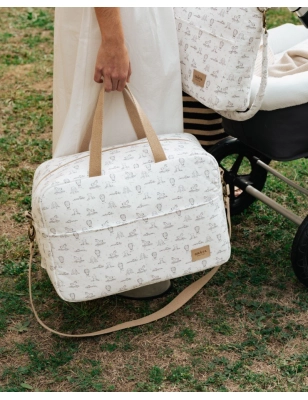 Bolsa Canastilla Circus de Giraffa Bianca e Blu