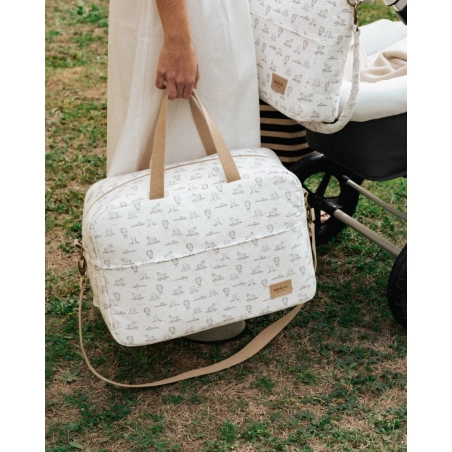 Bolsa Canastilla Circus de Giraffa Bianca e Blu