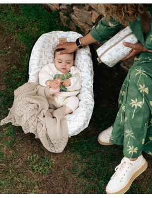 Funda Grupo 0 Circus de Giraffa Bianca e Blu