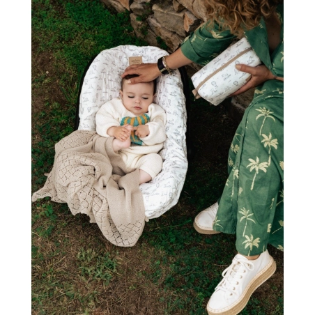 Funda Grupo 0 Circus de Giraffa Bianca e Blu