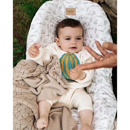 Funda Grupo 0 Circus de Giraffa Bianca e Blu