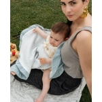 Toquilla Muffi de Giraffa Bianca e Blu