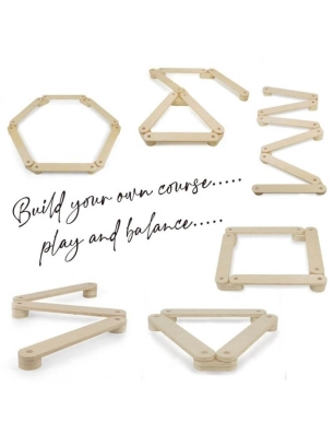 Set Circuito de Equilibrio de Madera de Montessori 509Crew